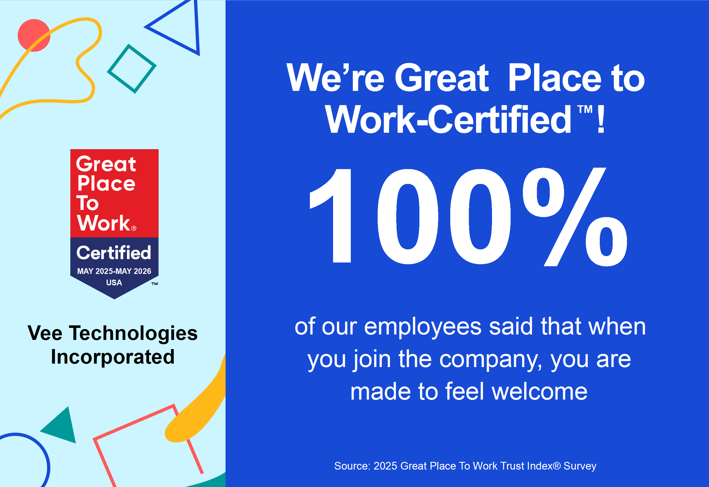 vee-technologies-earns-2025–26-great-place-to-work-certification