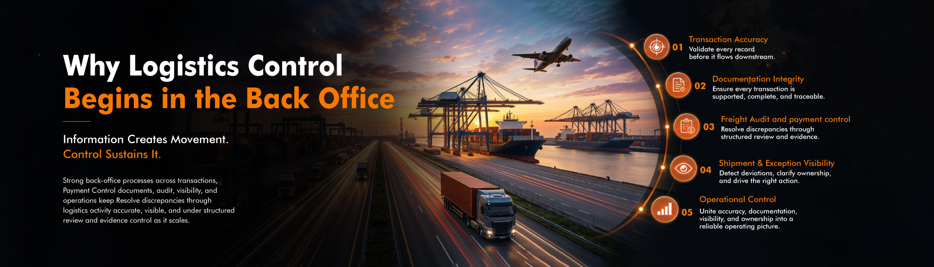 Why Logistics Control Begins in the Back Office